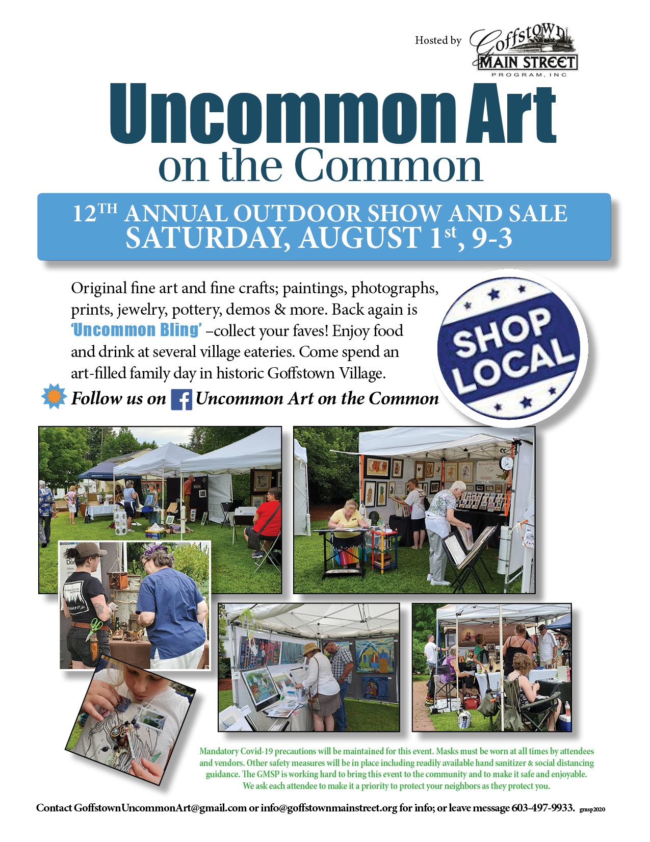 Click here to view Uncommon Art outdoor show 2020 by Ann Trainor Domingue