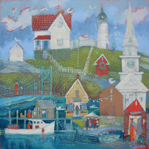 Click here to view Village at York Maine by Ann Trainor Domingue