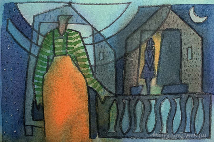 Click here to view Waiting Right Here by Ann Trainor Domingue