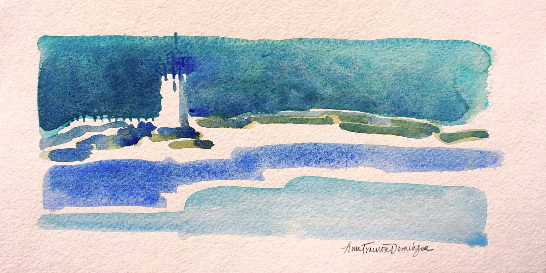 Click here to view The Light, Newcastle NH by Ann Trainor Domingue