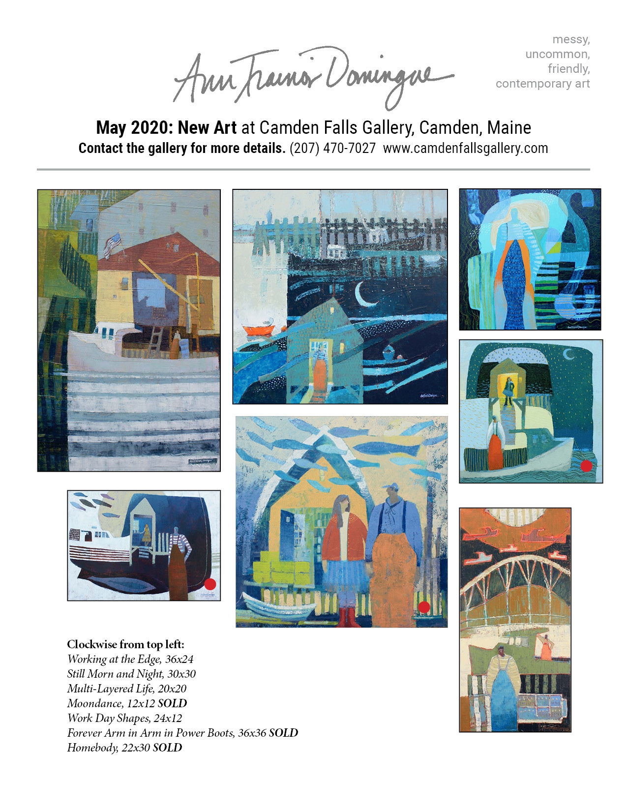 Click here to view CFG may 2020 new art page by Ann Trainor Domingue