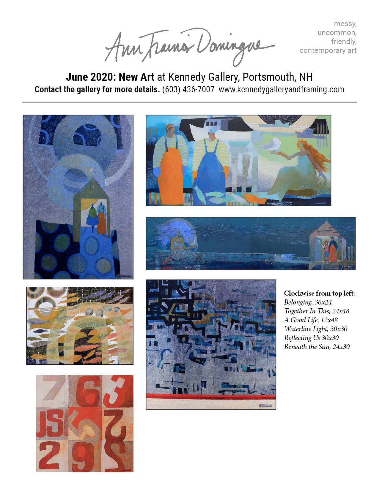 Click here to view KG june 2020 new art page by Ann Trainor Domingue