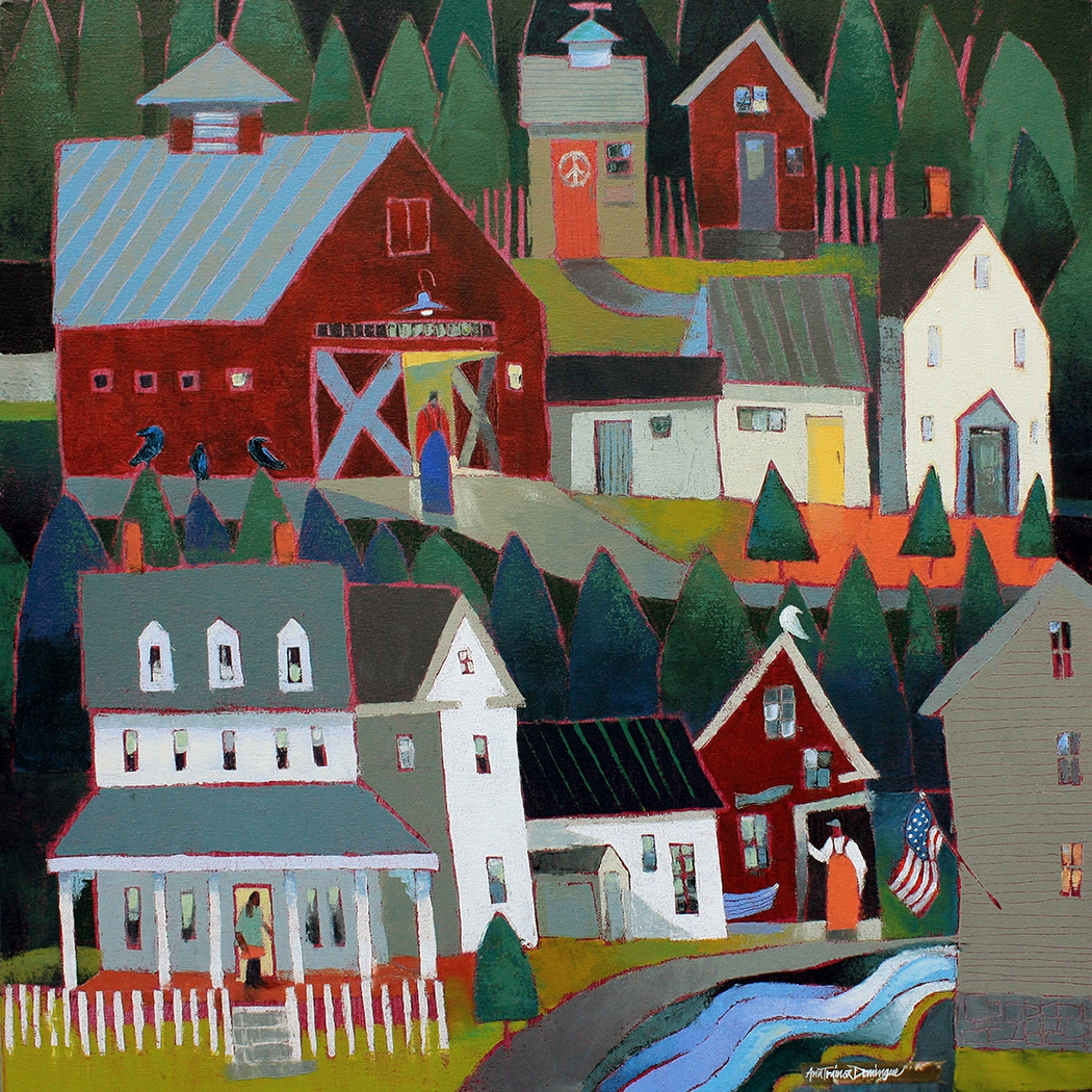 Click here to view Village Outskirts by Ann Trainor Domingue
