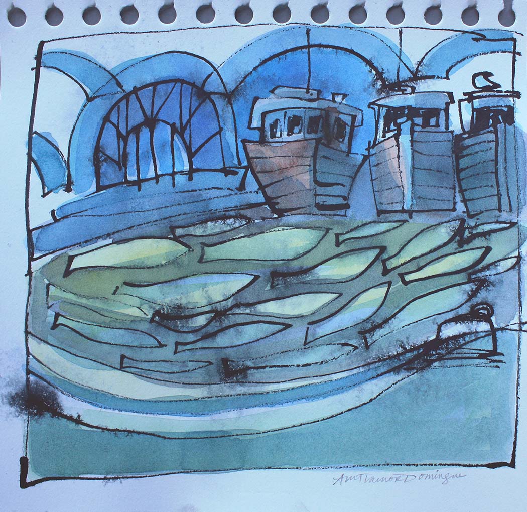 Click here to view Over the Bridge by Ann Trainor Domingue