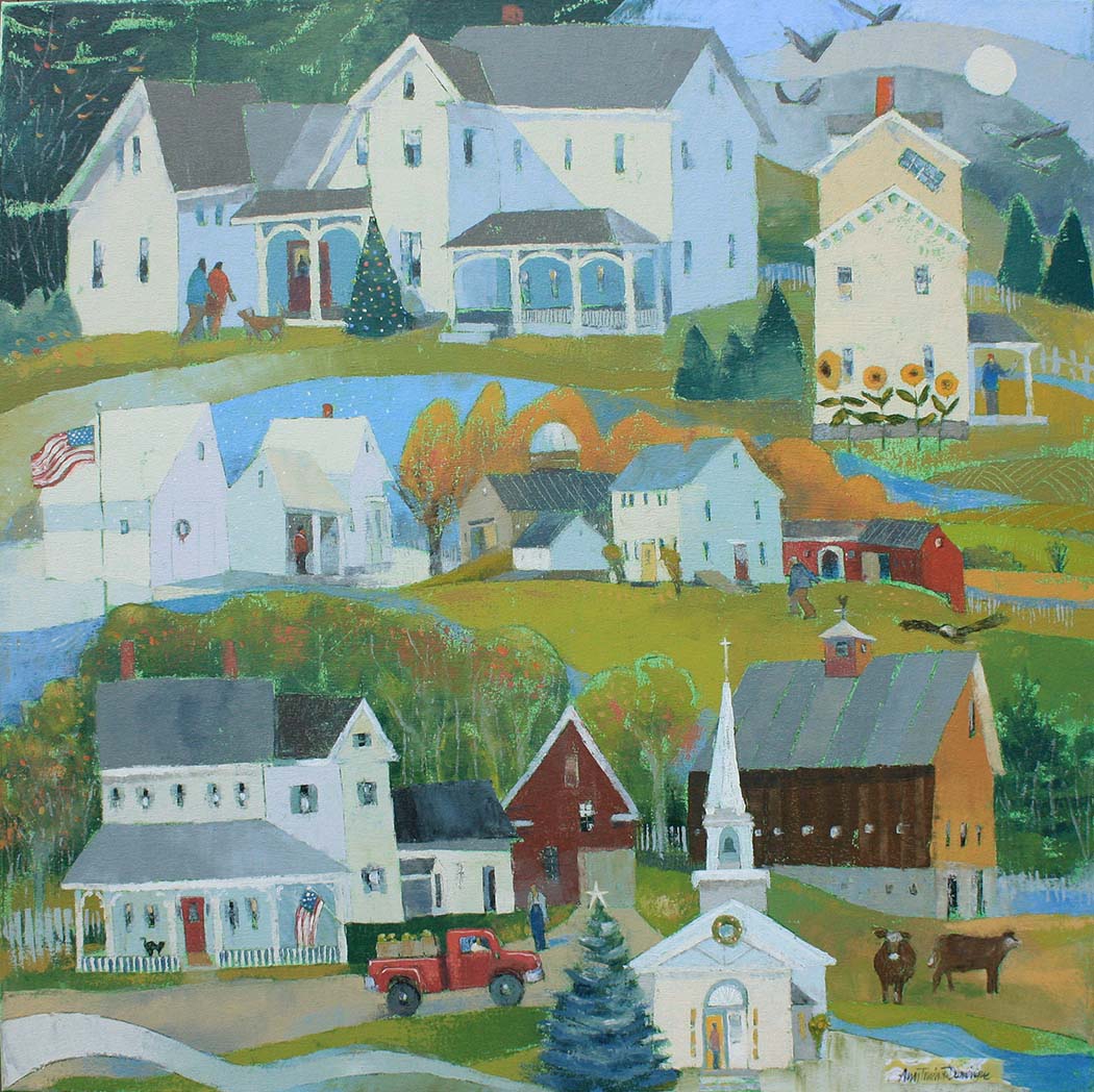 Click here to view Village In Season by Ann Trainor Domingue