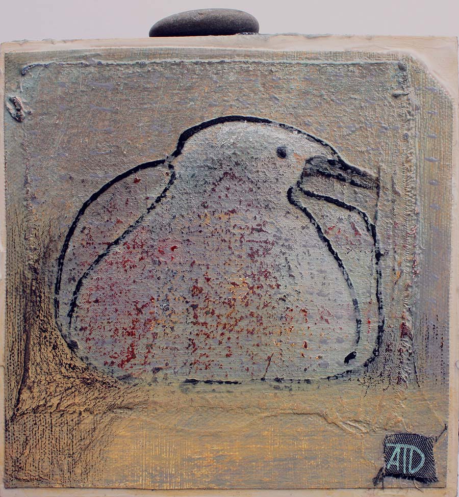 Beachcombing Gull by Ann Trainor Domingue