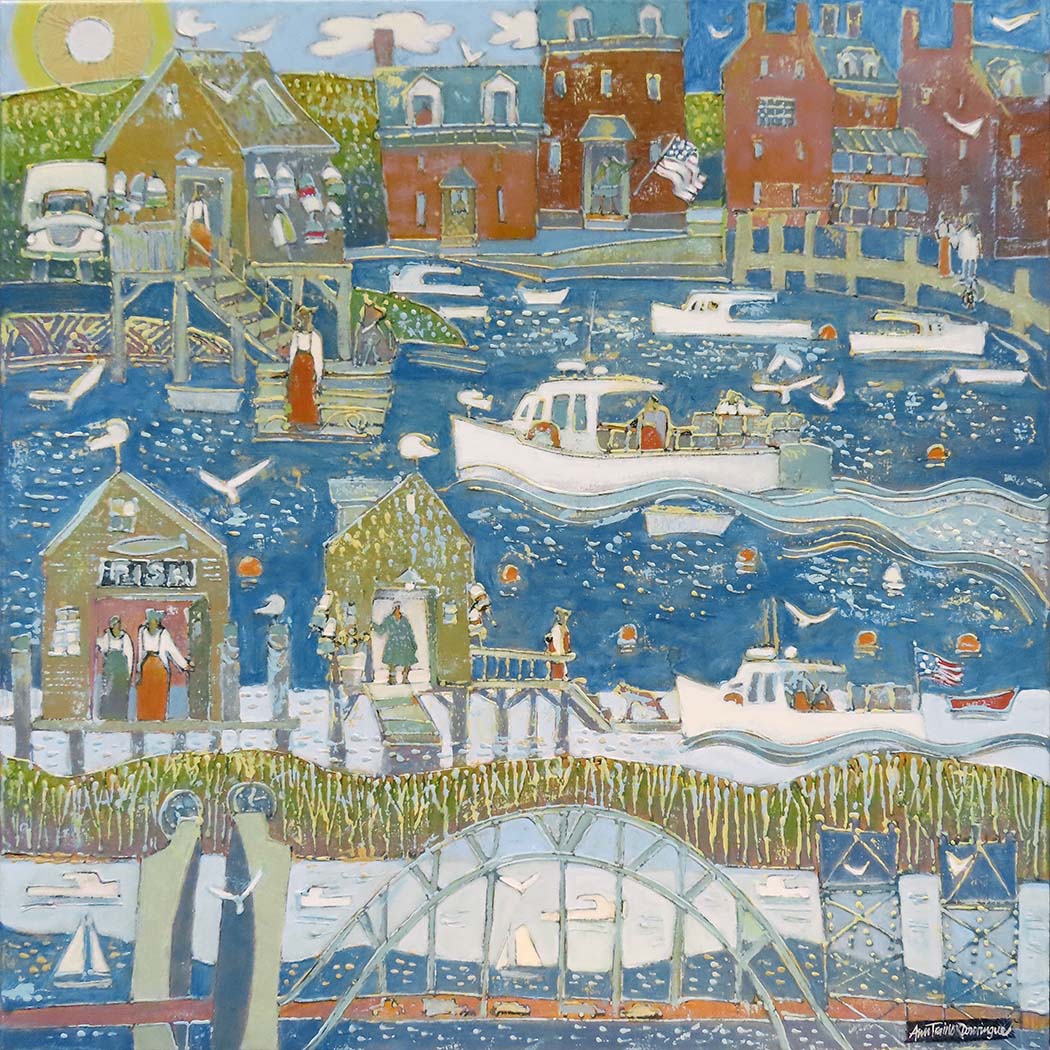 Click here to view Village Work All Day, Rest at Night by Ann Trainor Domingue