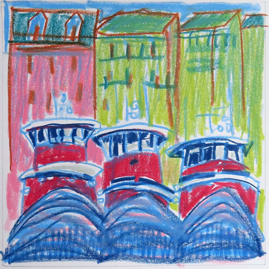 Click here to view Waiting in Color, Portsmouth NH by Ann Trainor Domingue