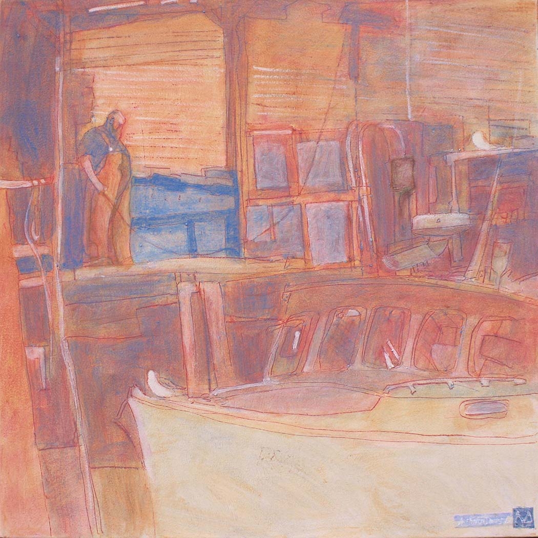 Morning Light at Work Portland by Ann Trainor Domingue