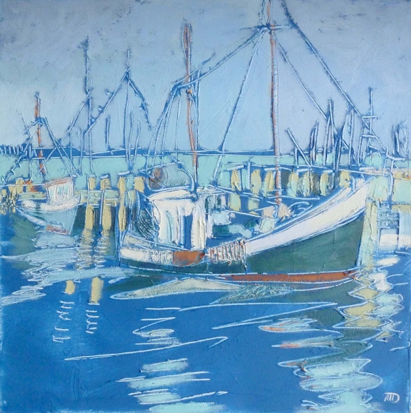 Click here to view Waiting at the Pier by Ann Trainor Domingue