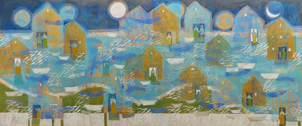 Click here to view Village Neighborhood by Ann Trainor Domingue